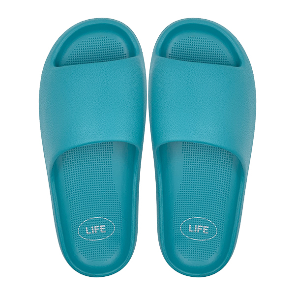 New aqua green EVA foot poop feeling fashionable women's summer outerwear home anti odor straight drag