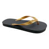 PVC golden smooth surface with flip flops comfortable and non slip internet famous cool slippers beach shoes