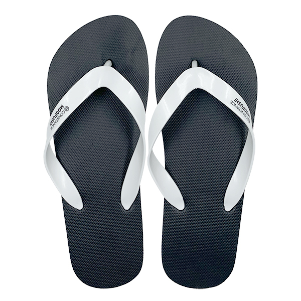 PVC white smooth strip flip flops comfortable and non slip internet red sandals beach shoes