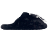 Baotou Home Shoes Creative Sweet Bow Warmth Indoor Casual Stepping on Shit Feel Women's Winter Internet Red Cotton Slippers