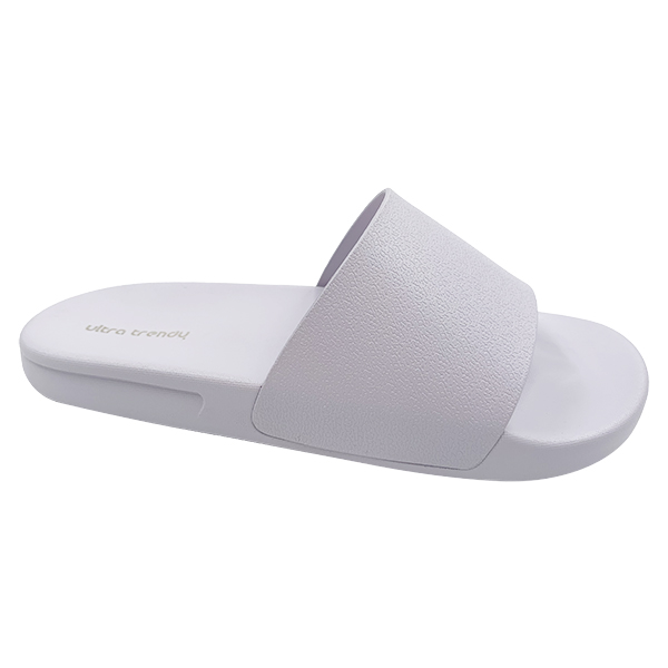 Light purple single line slippers with anti slip soft sole can be worn externally Simple women's slippers