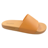 Orange one-piece slippers with anti slip soft sole can be worn externally simple women's slippers