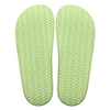 Thin green one-piece slippers with anti slip soft sole can be worn externally simple women's slippers
