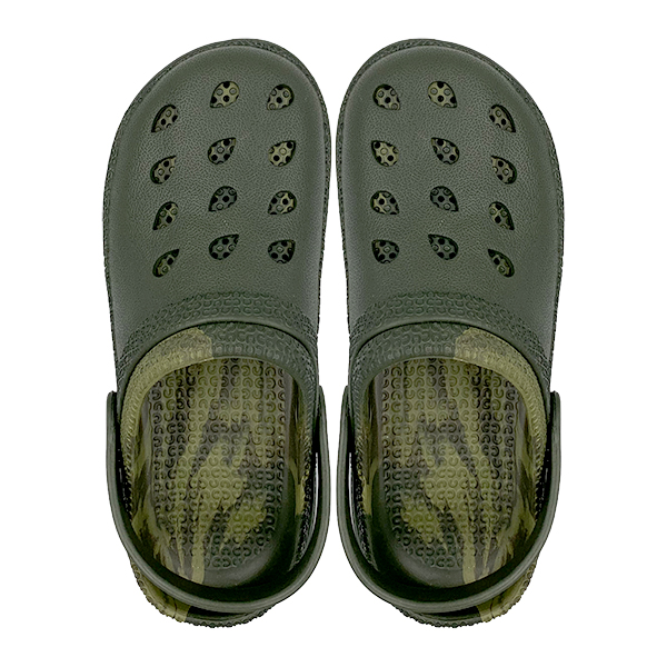 Outdoor comfortable lightweight breathable anti slip two-piece perforated shoes for couples in spring and summer