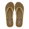 Fashionable flip flops with thick sole and comfortable clip on sandals beach slippers
