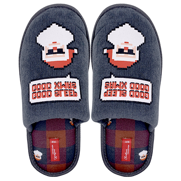 Autumn and winter home warm indoor plush bag with anti slip and odorless cotton slippers for men