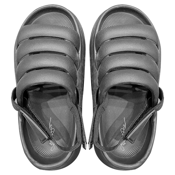 New Thick Bottom Sandals Versatile Velcro Flat Slippers for Height Increase Men and Women Same Style Slippers Couple Shoes