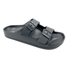 Black EVA lightweight anti slip casual shower slippers Haken outdoor beach slippers men's summer