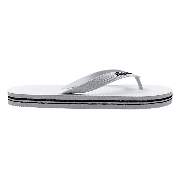 White anti slip flip flops for women Instagram trendy couple flip flops beach beach sandals summer outdoor wear