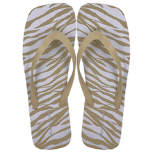 Printed square head seaside flip-flops a new product for external wear in summer