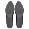 New Black Cloth Shoes with Pointed Toe Shallow Mouth Soft Sole Flyknit Mesh Cloth Shoes 