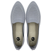 Women's breathable gray fly woven mesh shoes with shallow breathable and anti slip bean shoes