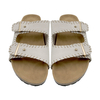 Women's soft soled Boken sandals for outdoor wear summer retro casual versatile leather comfortable beach shoes thick soled straight drag