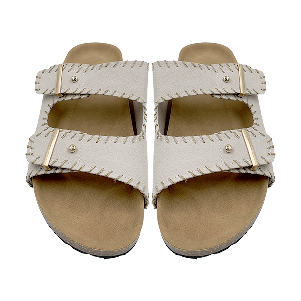 Women's soft soled Boken sandals for outdoor wear summer retro casual versatile leather comfortable beach shoes thick soled straight drag
