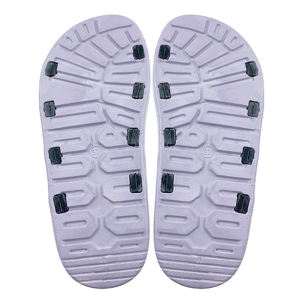 Purple women's thick soled two character sandals are casual and versatile shoes for daily wear. They are lightweight breathable and can be worn as beach sandals