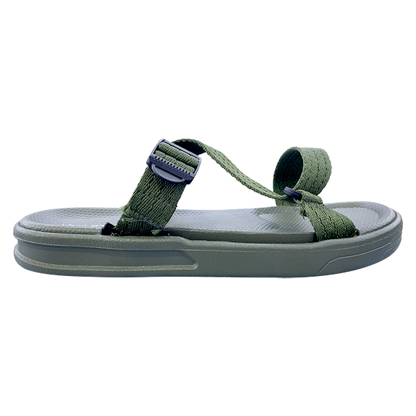 Military green sandals for men's casual and comfortable daily versatile shoes lightweight and breathable beach sandals