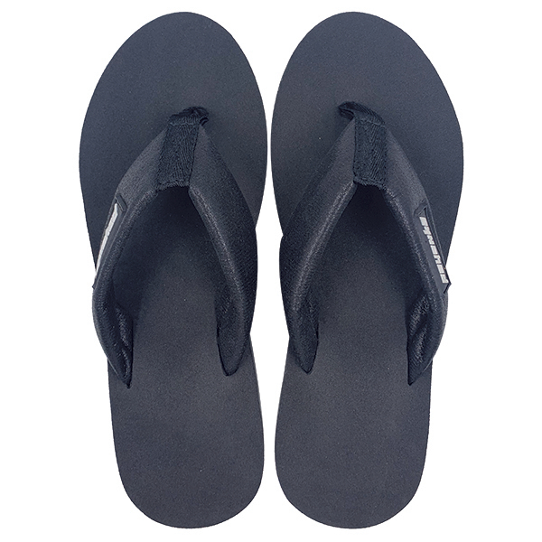 Thick soled black herringbone slippers for women's summer wear anti slip thick soled sandals with a simple middle heel on the beach