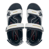 Men's summer thick soled open toe breathable Velcro shock-absorbing anti slip leather beach shoes