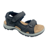 New summer sports and leisure sandals for men made of genuine leather with Velcro for outdoor beach wear