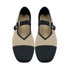 Spring and summer new styles breathable woven Mary Jane single shoes flat bottomed grandma shoes small fragrant style