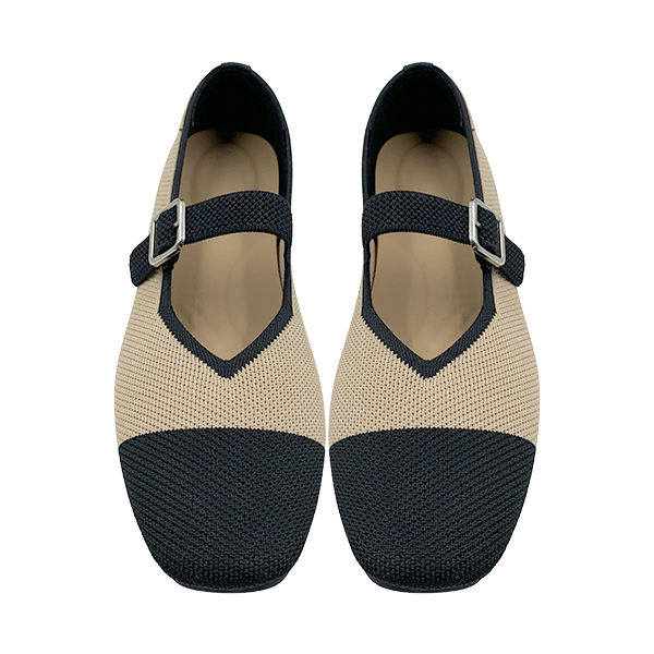 Spring and summer new styles breathable woven Mary Jane single shoes flat bottomed grandma shoes small fragrant style