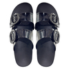 New men's shoe slippers with Roman hollow out thick sole and wide surface summer cool slippers exposed toe jelly shoes