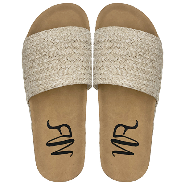 New thick soled slippers for women worn on the outside with a 5CM hemp rope heel and a straight toe exposed fashion sandals