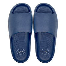 New navy blue EVA foot poop feeling fashionable men's summer outerwear home anti odor straight drag