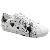 New Instagram niche design graffiti white shoes for couples versatile casual shoes board shoes