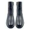 New leather black Martin boots women's pointed high heels versatile women's fashion minimalist boots