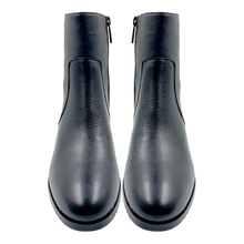 New leather black Martin boots women's pointed high heels versatile women's fashion minimalist boots