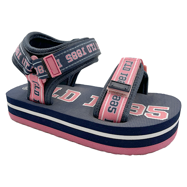 Girls' summer leisure sports beach sandals wear-resistant and non slip hiking thick soled sandals