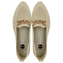 Flyknit single shoe with pointed toe flat sole and flat heel simple and versatile comfortable soft sole knitted and breathable women's shoes