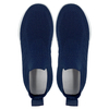 Navy blue men's and women's shoes breathable and plush sports and leisure shoes with a soft sole and fly woven sole