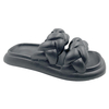 Feet feeling thick soled sandals women wear non slip Fried Dough Twists EVA summer bathroom net red ins soft soled slippers versatile