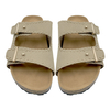 Women's soft soled Boken sandals for outdoor wear summer retro casual versatile leather comfortable beach shoes thick soled straight drag