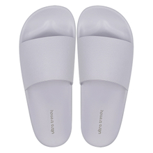 Light purple single line slippers with anti slip soft sole can be worn externally Simple women's slippers