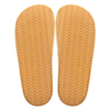 Orange one-piece slippers with anti slip soft sole can be worn externally simple women's slippers