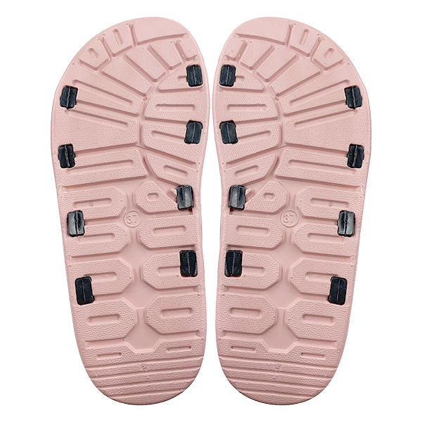 Pink women's thick soled two character sandals for casual daily wear lightweight and breathable suitable for outdoor beach wear