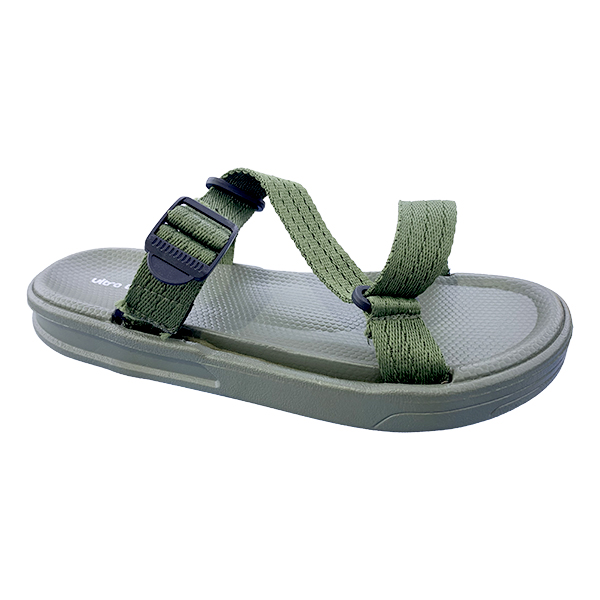 Military green sandals for men's casual and comfortable daily versatile shoes lightweight and breathable beach sandals
