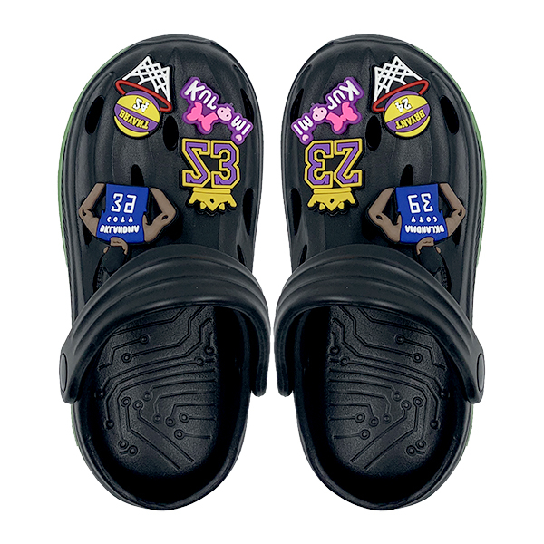 EVA children's hole shoes for boys and girls cute cartoon home and outdoor anti slip and cool slippers