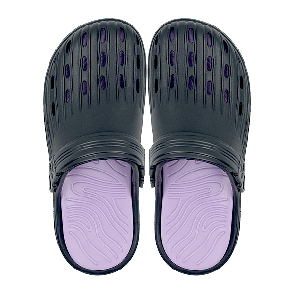 New men's perforated shoes with anti slip toe cap slippers for nurses hollowed out flat beach shoes