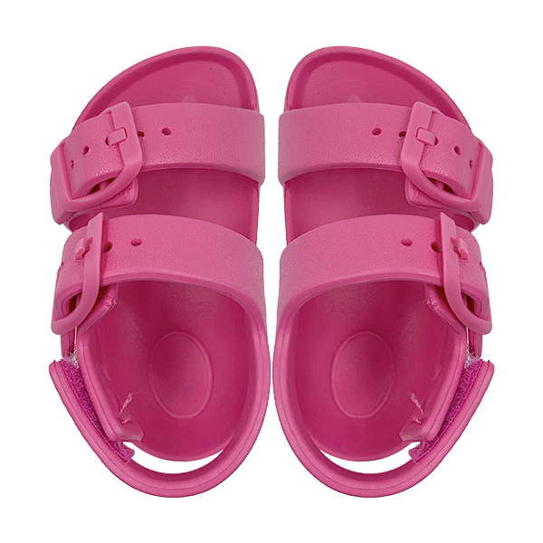 EVA boys' and girls' one-piece slippers with soft sole children's back strap anti slip and anti slip buckle sandals for outdoor wear on the beach