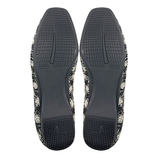 2025 Spring New Flyknit Sheepskin Pad Flat Bottom Simple and Comfortable Versatile Women's Single Shoes
