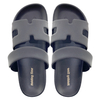 New men's shoe slippers with Roman hollow out thick sole and wide surface summer cool slippers exposed toe jelly shoes