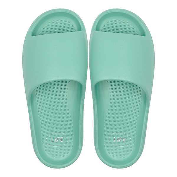 New light green EVA foot poop feeling fashionable women's summer outerwear home anti odor straight drag