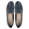 Slope heeled women's shoes 2025 new black versatile round toe inner height increasing single shoe