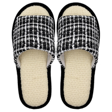 Cow tendon bottom linen slippers for men and women indoor and household use anti slip wooden flooring home fabric sandals