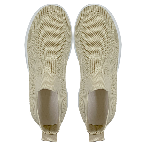 Men's and women's shoes breathable and plush sports and leisure shoes with a soft sole and fly woven sole