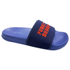 Men's straight line slippers with black letters concave convex drip plastic anti slip all season sports slippers